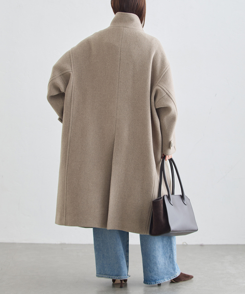 journal standard L'essage(ジャーナルスタンダードレサージュ)の「MANTECO スタンドコート(その他アウター・レディース・ベージュ/ブラック/カーキ・36/38)」の14枚目の写真