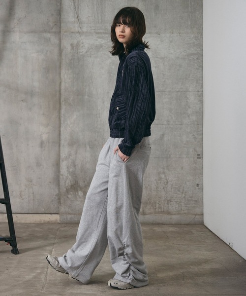 Confirm(コンファーム)の「Crushed Velvet Blouson / クラッシュベルベットブルゾン メンズ レディース ユニセックス(ブルゾン・メンズ・ネイビー/ブラック・M/S/L)」の7枚目の写真