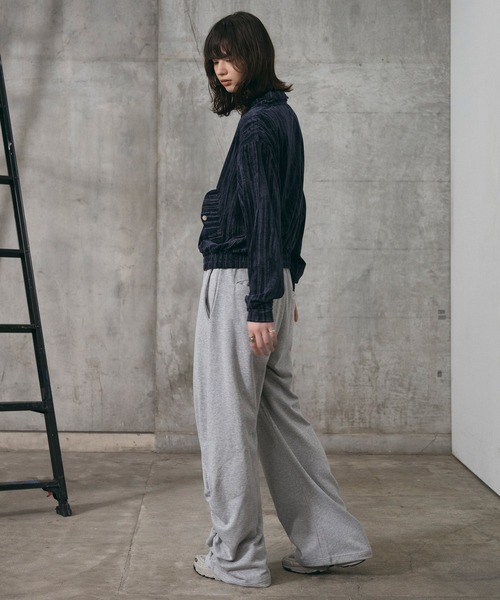 Confirm(コンファーム)の「Crushed Velvet Blouson / クラッシュベルベットブルゾン メンズ レディース ユニセックス(ブルゾン・メンズ・ネイビー/ブラック・M/S/L)」の8枚目の写真