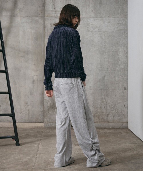 Confirm(コンファーム)の「Crushed Velvet Blouson / クラッシュベルベットブルゾン メンズ レディース ユニセックス(ブルゾン・メンズ・ネイビー/ブラック・M/S/L)」の9枚目の写真