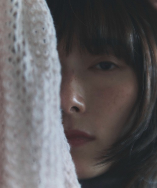 flaeu(フラユ)の「Sheer Balloon Sleeve Knit(ニット/セーター・レディース・ピンク/ブラック・FREE)」の10枚目の写真
