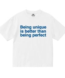 NOBOUND(ノーバウンド) 半袖Tシャツ メッセージ ロゴ プリント ボックスシルエット トップス カットソー メンズ ユニセックス