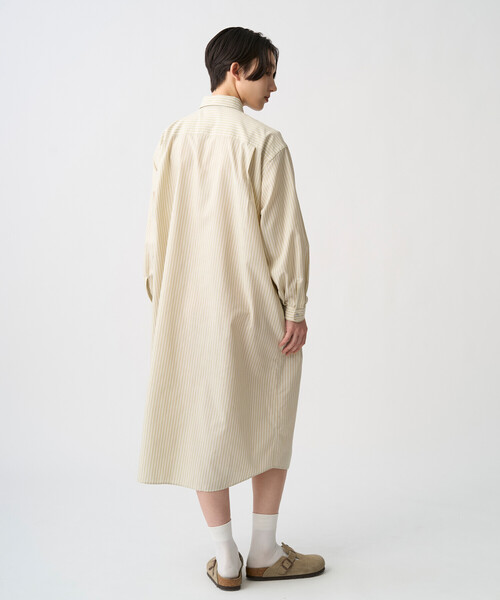 DANTON(ダントン)の「Women's Oxford Classic Collar Dress(ワンピース・レディース・グリーン系その他/ベージュ系その他・36)」の6枚目の写真