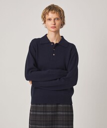 ＜Steven Alan＞ウール カシミヤ ポロカラー ニット