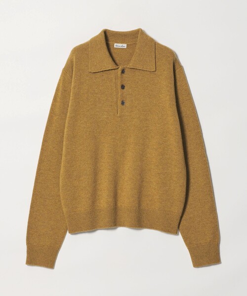 Steven Alan(スティーブンアラン)の「<Steven Alan>ウール カシミヤ ポロカラー ニット(ニット/セーター・レディース・ブラウン/ライトピンク/グレー/オフホワイト/ネイビー・FREE)」の4枚目の写真