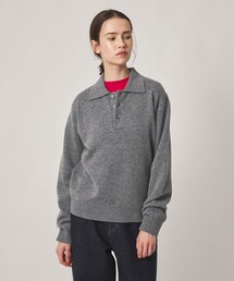 <Steven Alan>ウール カシミヤ ポロカラー ニット