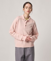 <Steven Alan>ウール カシミヤ ポロカラー ニット