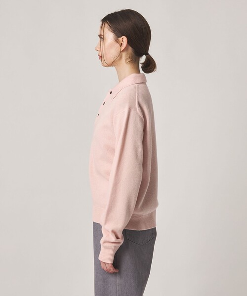 Steven Alan(スティーブンアラン)の「<Steven Alan>ウール カシミヤ ポロカラー ニット(ニット/セーター・レディース・ブラウン/ライトピンク/グレー/オフホワイト/ネイビー・FREE)」の22枚目の写真