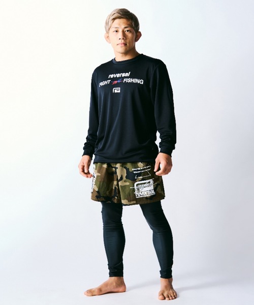 reversal.dogi.design.works(リバーサル・ドーギ・デザイン・ワークス)の「<reversal/リバーサル>FF DRY LONG SLEEVE(Tシャツ/カットソー・メンズ・ブラック/ホワイト・M/XL/L/2XL)」の12枚目の写真