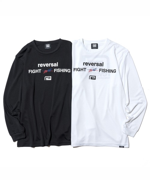 reversal.dogi.design.works(リバーサル・ドーギ・デザイン・ワークス)の「<reversal/リバーサル>FF DRY LONG SLEEVE(Tシャツ/カットソー・メンズ・ブラック/ホワイト・M/XL/L/2XL)」の3枚目の写真