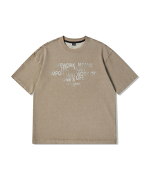 ヴィンテージグラデーションロゴ半袖Tシャツ