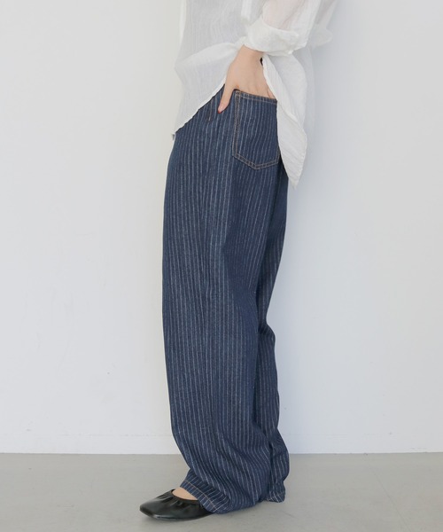cheriella(シェリエラ)の「【cheriella】ヴィンテージライクストライプストレートデニム VINTAGE-LIKE STRIPE STRAIGHT DENIM(デニムパンツ・レディース・ブルー/インディゴブルー・M/S)」の18枚目の写真