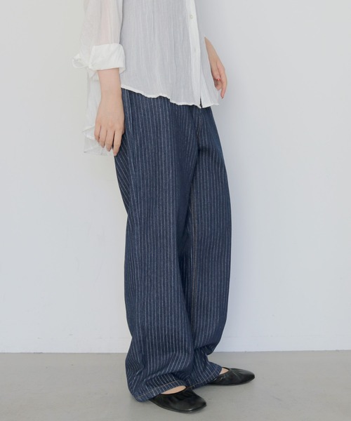 cheriella(シェリエラ)の「【cheriella】ヴィンテージライクストライプストレートデニム VINTAGE-LIKE STRIPE STRAIGHT DENIM(デニムパンツ・レディース・ブルー/インディゴブルー・M/S)」の19枚目の写真