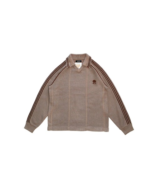 RICE NINE TEN(ライスナインテン)の「KNITTING GAME SHIRT(ニット/セーター・メンズ・ブルー/ベージュ/ダークグレー・MEDIUM/LARGE)」の7枚目の写真