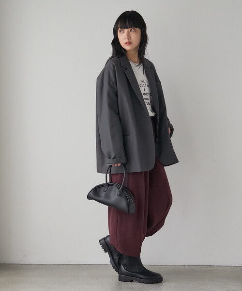 FREAK'S STORE(フリークスストア)の「とろみバルーンパンツ/ジョーゼット バルーンパンツ(その他パンツ・レディース・キャメル/ブラック/ワインレッド・フリ-)」の14枚目の写真