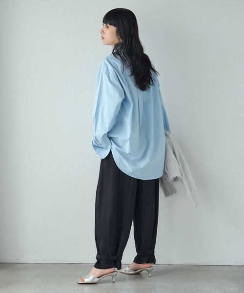FREAK'S STORE(フリークスストア)の「とろみバルーンパンツ/ジョーゼット バルーンパンツ(その他パンツ・レディース・キャメル/ブラック/ワインレッド・フリ-)」の22枚目の写真