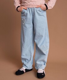 EDWIN（エドウィン）の「【Ou? by EDWIN】ハートモチーフデニムパンツ（デニムパンツ）」