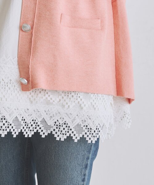 BEARDSLEY(ビアズリー)の「【ZOZO先行販売】マシュマロニットカーデ(ニット/セーター・レディース・ピンク/ブラック/ベージュ・FREE)」の6枚目の写真
