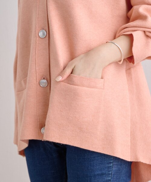 BEARDSLEY(ビアズリー)の「【ZOZO先行販売】マシュマロニットカーデ(ニット/セーター・レディース・ピンク/ブラック/ベージュ・FREE)」の8枚目の写真