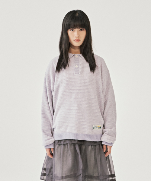 MMLG（エムエムエルジー）の「MMLG ヘイローカラーニット（パープル）（ニット/セーター・レディース・その他・SMALL/MEDIUM/LARGE/X-LARGE）」の2枚目の写真