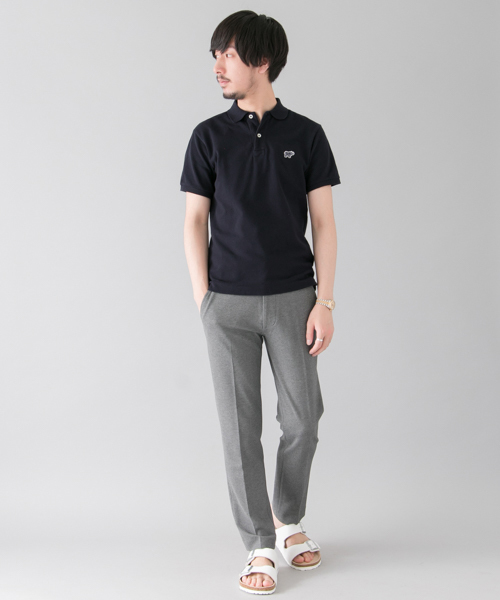 URBAN RESEARCH(アーバンリサーチ)の「Scye×UR 別注鹿の子POLO(ポロシャツ・メンズ・ネイビー/カーキ/ホワイト・38/36)」の13枚目の写真
