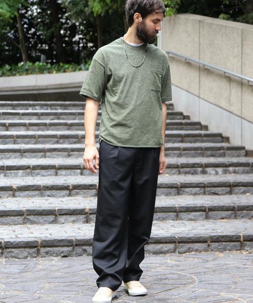 BEAUTY&YOUTH UNITED ARROWS（ビューティーアンドユースユナイテッドアローズ）の「BY ∴ TR 1P ワイドパンツ揮毫◆（スラックス・メンズ・ブラック・X-LARGE/LARGE/SMALL/MEDIUM）」の5枚目の写真