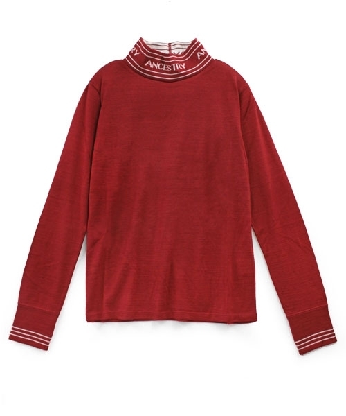 RNA（アールエヌエー）の「M0603 ロゴタートルネック（Tシャツ/カットソー・レディース・オフホワイト/ブラック/レッド・MEDIUM）」の8枚目の写真