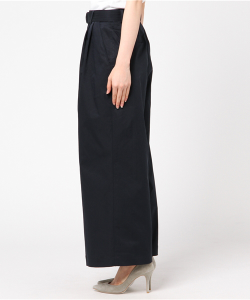 UNITED TOKYO（ユナイテッドトウキョウ）の「チノワイドパンツ（チノパンツ・レディース・カーキ/ベージュ/ネイビー・1）」の5枚目の写真