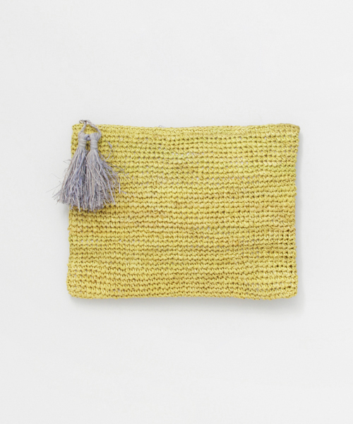 UR SELECT（ユーアールセレクト）の「UR SELECT カラークラッチBAG（クラッチバッグ・レディース・ブルー/ナチュラル/グリーン/イエロー・FREE）」の6枚目の写真