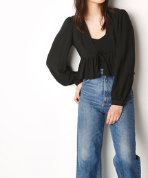 SLY | RAYON BLOUSE CARDIGAN(カーディガン/ボレロ)