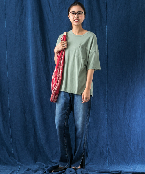 WORK NOT WORK URBAN RESEARCH(ワークノットワークアーバンリサーチ)の「WORK NOT WORK ルーズフィットポケットTee(Tシャツ/カットソー・メンズ・イエロー/ホワイト/ピンク/グリーン/ブルー/ブラック・MEDIUM/SMALL/LARGE)」の19枚目の写真