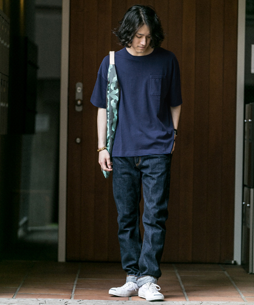 WORK NOT WORK URBAN RESEARCH(ワークノットワークアーバンリサーチ)の「WORK NOT WORK ルーズフィットポケットTee(Tシャツ/カットソー・メンズ・イエロー/ホワイト/ピンク/グリーン/ブルー/ブラック・MEDIUM/SMALL/LARGE)」の20枚目の写真