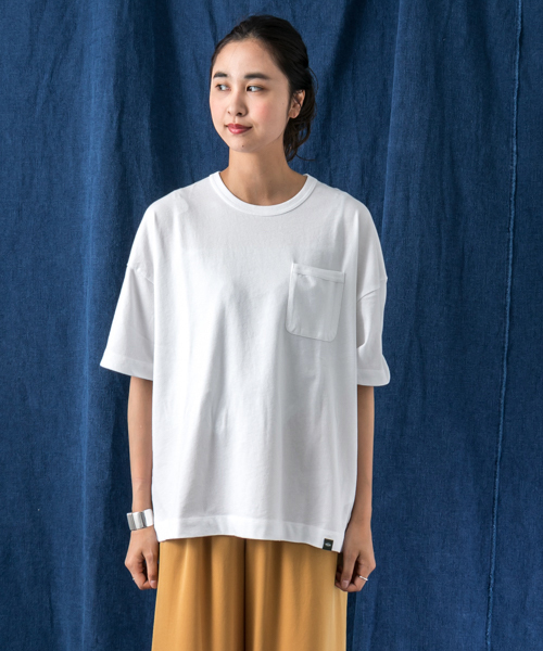 WORK NOT WORK URBAN RESEARCH(ワークノットワークアーバンリサーチ)の「WORK NOT WORK ルーズフィットポケットTee(Tシャツ/カットソー・メンズ・イエロー/ホワイト/ピンク/グリーン/ブルー/ブラック・MEDIUM/SMALL/LARGE)」の18枚目の写真