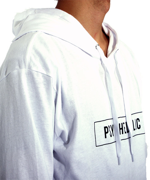 ８(eight)（エイト）の「ロゴ プルオーバー パーカー スウェット ロング丈 （パーカー・メンズ・ホワイト/ブラック・MEDIUM/LARGE）」の17枚目の写真