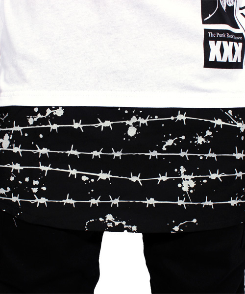 ８(eight)（エイト）の「ロゴ プルオーバー パーカー スウェット ロング丈 （パーカー・メンズ・ホワイト/ブラック・MEDIUM/LARGE）」の12枚目の写真