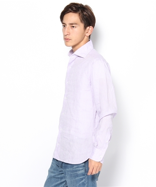 再入荷商品 UNITED ARROWS（ユナイテッドアローズ）の「UA ライラックリネン トップス