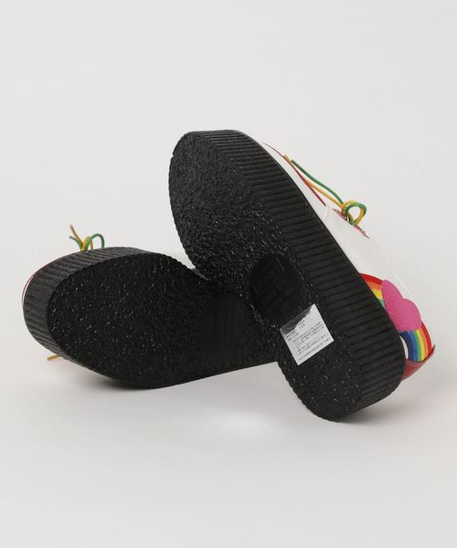 YOSUKE（ヨースケ）の「「YOSUKE/ヨースケ」厚底レースアップラバソスニーカー（スニーカー・レディース・ブラック系その他/シルバー系その他/イエロー系その他/ホワイト系その他・23/24/23.5/24.5/25/22.5）」の6枚目の写真