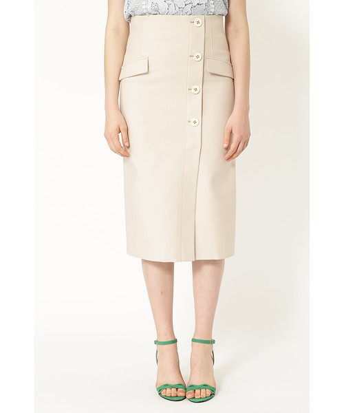 JILL STUART(ジルスチュアート)の「◆コッティタイトスカート(スカート・レディース・オレンジ/ベージュ・2/4)」の2枚目の写真