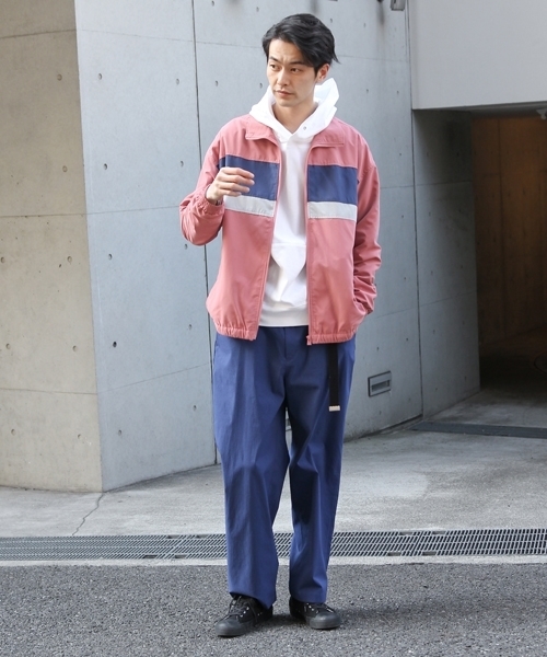 niko and...(ニコアンド)の「Nウィンドブレーカーブルゾン【niko and ...】(その他アウター・メンズ・ネイビー/ピンク・LARGE/MEDIUM)」の7枚目の写真