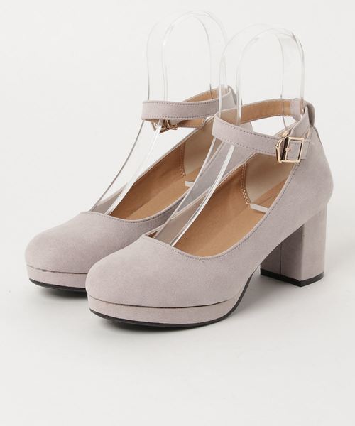 WEGO（ウィゴー）の「WEGO/ストラップパンプス（パンプス・レディース・ブラック/ダークインディゴブルー/キャメル/グレー/レッド/ブラック系その他・LARGE/MEDIUM）」の10枚目の写真