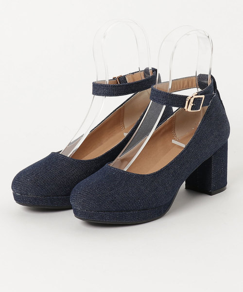 WEGO（ウィゴー）の「WEGO/ストラップパンプス（パンプス・レディース・ブラック/ダークインディゴブルー/キャメル/グレー/レッド/ブラック系その他・LARGE/MEDIUM）」の11枚目の写真