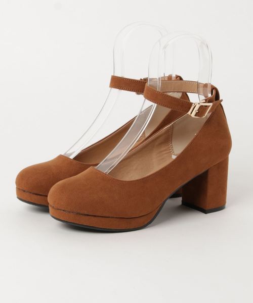 WEGO（ウィゴー）の「WEGO/ストラップパンプス（パンプス・レディース・ブラック/ダークインディゴブルー/キャメル/グレー/レッド/ブラック系その他・LARGE/MEDIUM）」の12枚目の写真