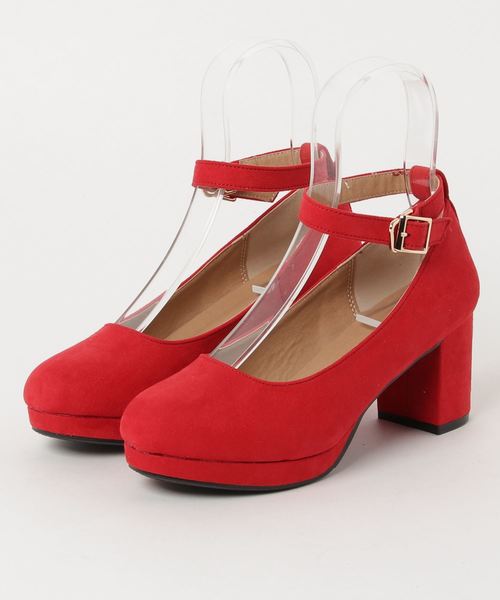 WEGO（ウィゴー）の「WEGO/ストラップパンプス（パンプス・レディース・ブラック/ダークインディゴブルー/キャメル/グレー/レッド/ブラック系その他・LARGE/MEDIUM）」の13枚目の写真