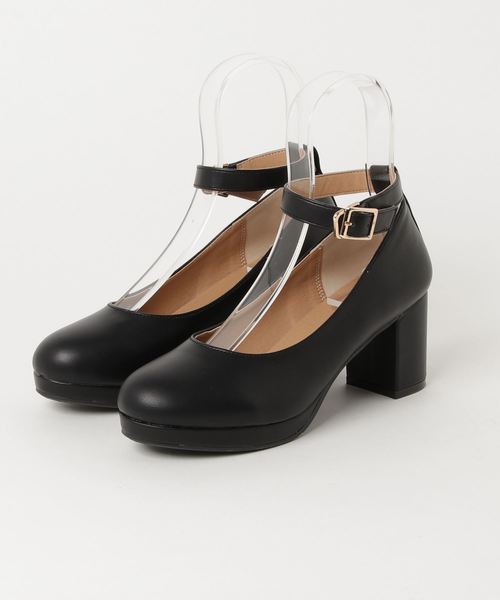 WEGO（ウィゴー）の「WEGO/ストラップパンプス（パンプス・レディース・ブラック/ダークインディゴブルー/キャメル/グレー/レッド/ブラック系その他・LARGE/MEDIUM）」の14枚目の写真