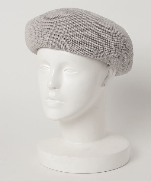 un dix cors（アンディコール）の「コットンミックス成型ベレー帽（ハンチング/ベレー帽・レディース・ブラック/グレー/ベージュ/ピンク・ﾌﾘ-）」の2枚目の写真