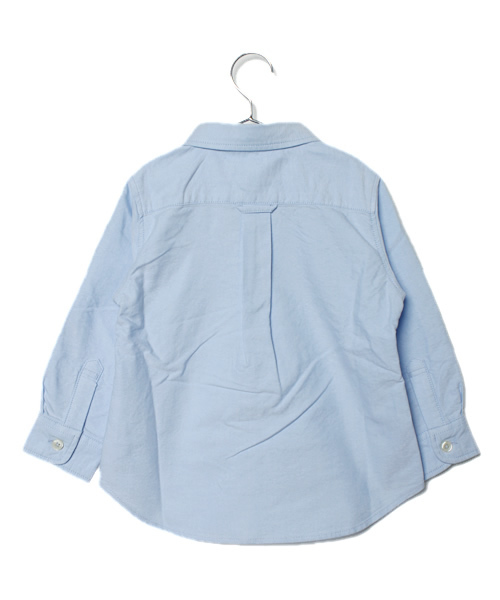 green label relaxing（グリーンレーベルリラクシング）の「◎C クレイジーホール シャツ ロングスリーブ（シャツ/ブラウス・キッズ・ホワイト/ライトブルー・XS/95/S/105/M/115/L/125/XL/135）」の3枚目の写真