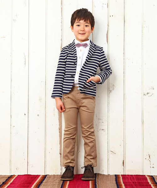 green label relaxing（グリーンレーベルリラクシング）の「◎C クレイジーホール シャツ ロングスリーブ（シャツ/ブラウス・キッズ・ホワイト/ライトブルー・XS/95/S/105/M/115/L/125/XL/135）」の10枚目の写真