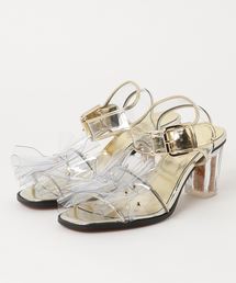 UNITED TOKYO | ラッフルラメヒールサンダル(サンダル)