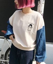apres jour | 女の子刺繍スウェット【ZOZOTOWN限定アイテム】(スウェット)