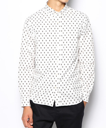 HYSTERIC GLAMOUR | RABBITHEAD DOTS総柄 長袖ボタンダウンSH(シャツ/ブラウス)